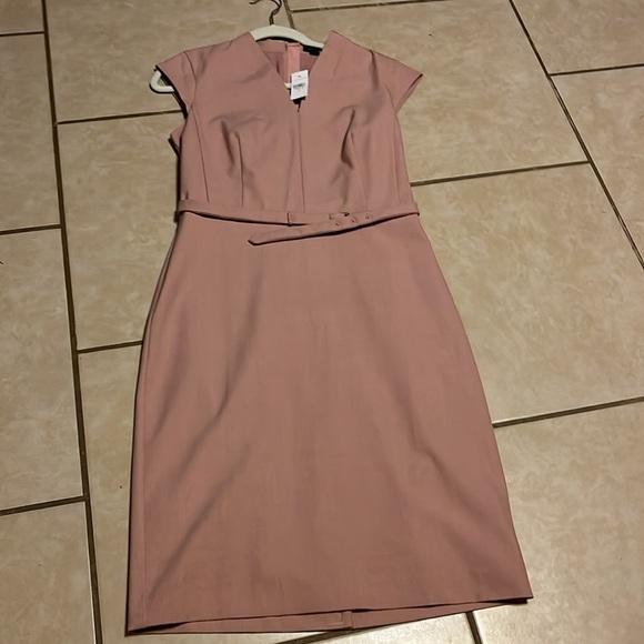 Beautiful Ann Taylor size 6 soft pink dress. - Picture 2 of 4